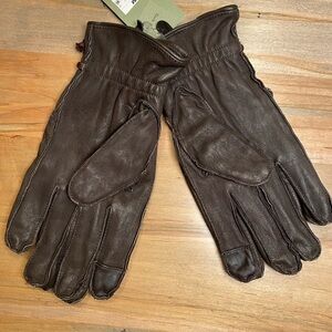Men’s Leather Gloves NWT size S/M By Goodfellow & Co